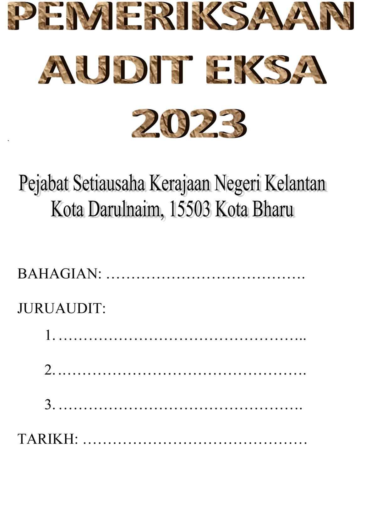 KRITERIA AUDITOR