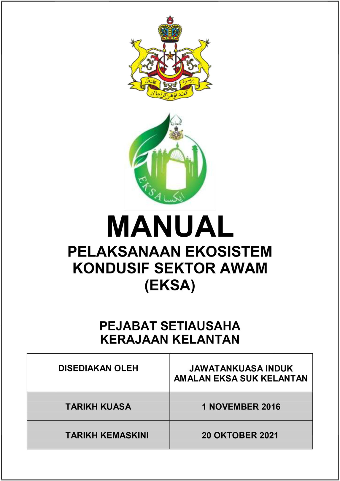 MANUAL EKSA