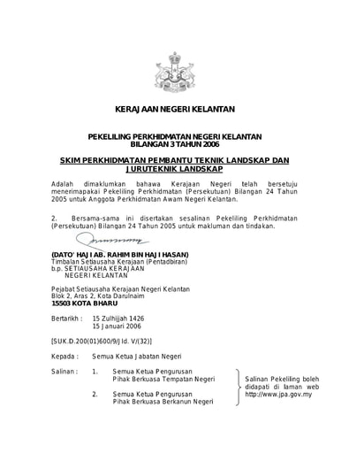 Portal Rasmi Kerajaan Negeri Kelantan 2006
