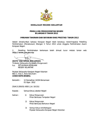 PORTAL RASMI KERAJAAN NEGERI KELANTAN - 2012